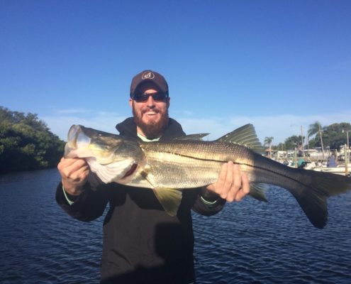 A slot Snook made this guy happy!